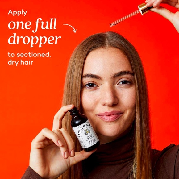 🐯FABLE & MANE Mini HoliRoots™ Hair Oil + Shampoo & Conditioner Sample Set - Picture 7 of 11